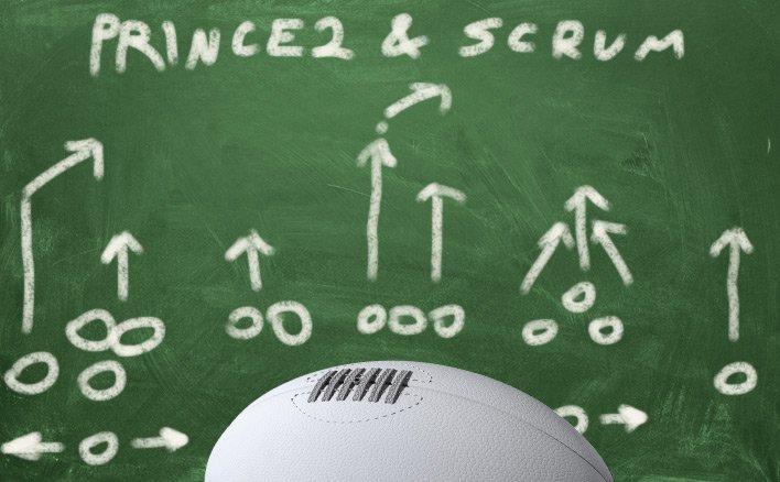 Rugby strategy on a blackboard