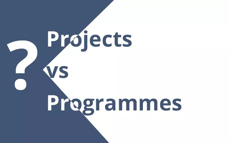 Projects vs programmes