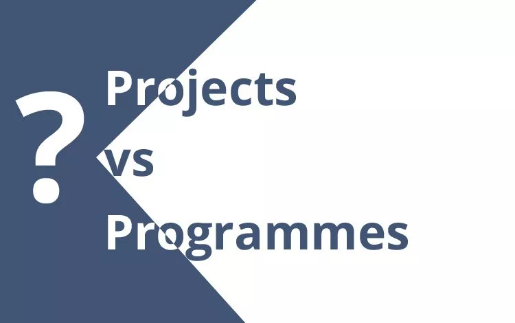 differences between project and programme Projects vs programmes